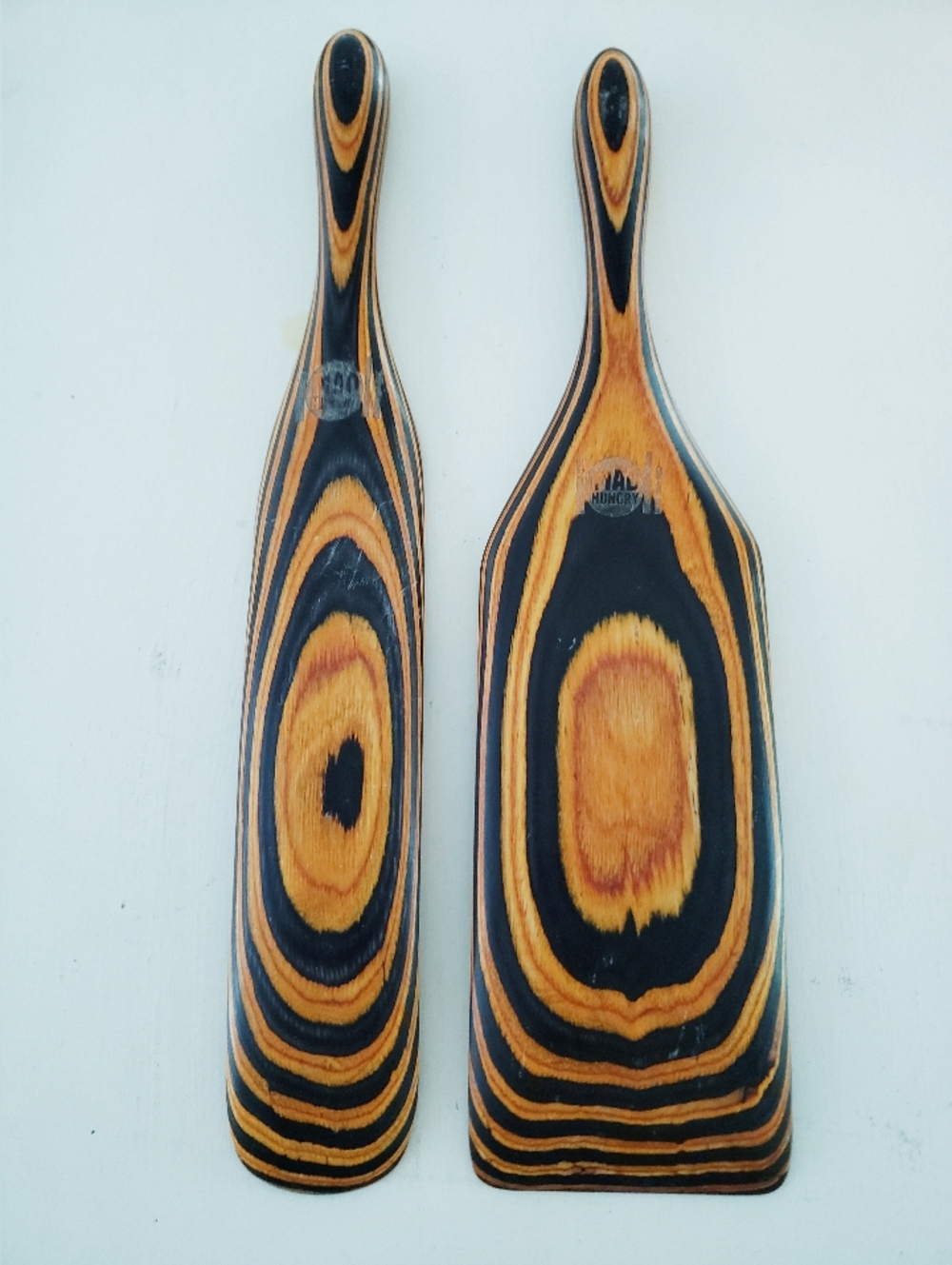 Bamboo Wood Grain Spatulas, Set Of 2, Not Used